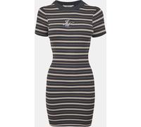 Jack Wills Rib Dress Women Rayure de carbone 16 (XL) Female