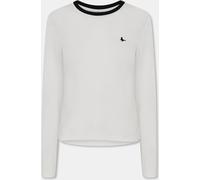 Jack Wills Trinkey Long Sleeve Ringer T-Shirt Blanc 8 (XS) Female