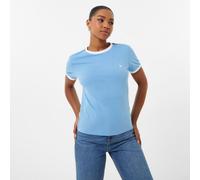 Jack Wills Trinkey Ringer T-Shirt Bleu ciel 14 (L) Female