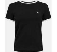 Jack Wills Trinkey Ringer T-Shirt Noir 12 (M) Female