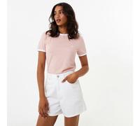 Jack Wills Trinkey Ringer T-Shirt Rose 12 (M) Female
