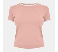 Jack Wills Trinkey Ringer T-Shirt Rose 12 (M) Female