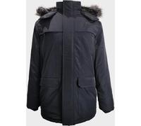 Jack Wills Water Resistant Wind Resistant Faux Fur Hooded Parka Noir M Male