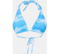 Jack Wills Wide Strap Bikini Top Blue Swirl 10 (S) Female