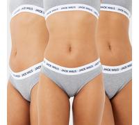 Jack Wills Wilden Multipack Boy Pants 3 Pack Ladies Marl gris 8 (XS) Female