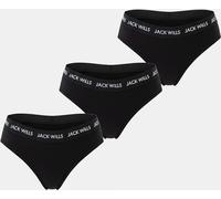 Jack Wills Wilden Multipack Boy Pants 3 Pack Ladies Noir 16 (XL) Female