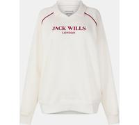 Jack Wills Vintage Collar Crew Sweater Blanc vintage 10 (S) Female