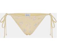 Jack Wills Women's Tie Side Bikini Bottoms Pastel Buttercp 12 (M) Female