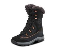 Jack Wolfskin 4041421 femme Botte de neige, Black/Dark Grey, 37 EU