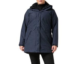 Jack Wolfskin 5Th Avenue Coat Manteau 3/4 imperméable Femme Night Blue M
