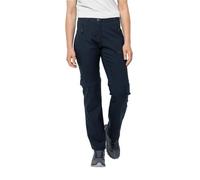 Jack Wolfskin Active Track Zip Off Pants W Pantalon de randonnée, Night Blue, 44 Femme