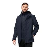 Jack Wolfskin Altenberg Veste 3 en 1 pour Homme Bleu Nuit Taille S