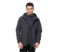 Jack Wolfskin Altenberg Veste 3 en 1 pour homme, ébène, L