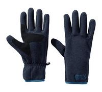 Jack Wolfskin Artist Ecosphere Glove Gants en Polaire Bleu Nuit Taille M