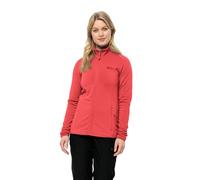 Jack Wolfskin Baiselberg Fz W Veste en Polaire, Rouge Vif, s Femme
