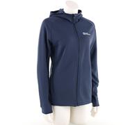 Jack Wolfskin Baiselberg Hooded FZ Femmes Veste en laine polaire M Bleu foncé