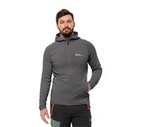 Jack Wolfskin Baiselberg Hooded FZ Hommes Veste en laine polaire M Gris