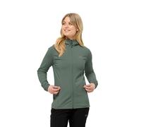 Jack Wolfskin Baiselberg Hooded Fz W Veste en Polaire, Hedge Green, XS Femme