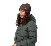 Jack Wolfskin Bonnet en Tricot côtelé Mixte, Red Earth, Taille Unique