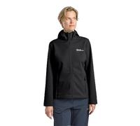 Jack Wolfskin Bornberg Hoody W Veste Softshell, Black, XXXL Femmes