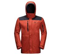 Jack Wolfskin Brecon Range Veste de Pluie Homme Mexican Pepper FR: S (Taille Fabricant: S)