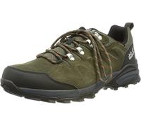 JACK WOLFSKIN Chaussure basse 'Refugio' olive / noir / blanc, Taille 42,5