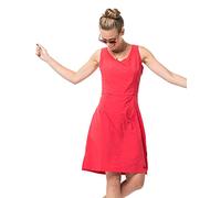 Jack Wolfskin Costa Calma Dress Robe, Rouge Tulipe, XS Femme