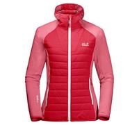 Jack Wolfskin Crossing Peak Jacket Veste pour Femme Mixte, Rouge translucide, XS