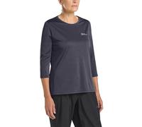 Jack Wolfskin Crosstrail 3/4 Sleeve T-shirt Noir XL Femme