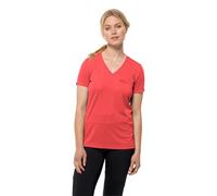 T-shirt Jack Wolfskin Crosstrail manches courtes rose saumon femme - M