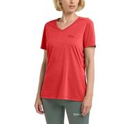T-shirt Jack Wolfskin Crosstrail manches courtes rose saumon femme - L