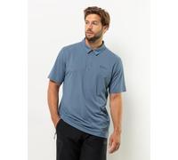 Jack Wolfskin Delgami Polo M T-Shirt, Bleu élémentaire, M Homme