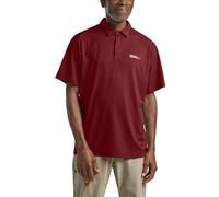 Jack Wolfskin Delgami Polo M T-Shirt, Deep Ruby, XXL Hommes