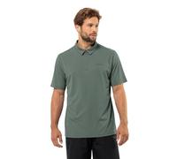 Jack Wolfskin Delgami Polo M T-Shirt, Hedge Green, XL Homme