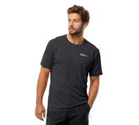 Jack Wolfskin Delgami S/S M T-Shirt, Noir, XXL Homme