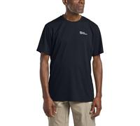 Jack Wolfskin Delgami S/S M T-Shirt, Noir, XXL Homme