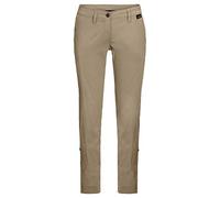 Jack Wolfskin Desert Roll-Up Pantalon, Sand Dune, 36 pour Femmes