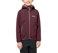 Jack Wolfskin Enfants Unisexes Fourwinds Kids Veste Softshell, Boysenberry, 152 EU