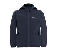 Jack Wolfskin Veste softshell Fourwinds Kids Enfant unisexe Bleu 128 cm
