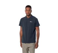 Jack Wolfskin Essential Polo Homme, Bleu Nuit, S