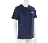 T-shirt Jack Wolfskin Essential à manches courtes bleu nuit pour femme. - L
