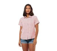 Jack Wolfskin Febla Shirt W Blouse, Rose pâle à Carreaux, s Femme
