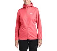 Jack Wolfskin Feldberg Hoody W Veste Softshell, Sunset Coral, XS Femmes