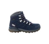Jack Wolfskin Femme REFUGIO TEXAPORE MID W Chaussure de Trail, Dark Bleu / Gris, 39 EU