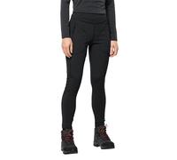 Jack Wolfskin Femme Salmaser Tights W Pants, Noir, XS EU