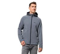 Jack Wolfskin Fernweh Veste à Capuche Polaire, Bleu Nuit, m Homme