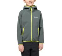 Jack Wolfskin FOURWINDS JACKET KIDS, Veste softshell Enfants unisexes, slate green,