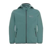 Jack Wolfskin Fourwinds Jacket Kids Veste Softshell, Jade Green, 104 Mixte Enfant