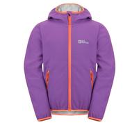 Jack Wolfskin FOURWINDS Jacket Kids Veste Softshell, Sea Rose, 176 Unisex Kinder