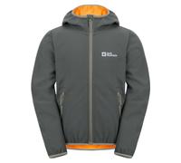 Jack Wolfskin FOURWINDS Jacket Kids Veste Softshell, Slate Green, 128 Unisex Kinder